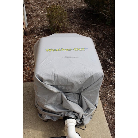 Weather Out 34 x 34 x 43 in. Heat Pump Cover PHPC